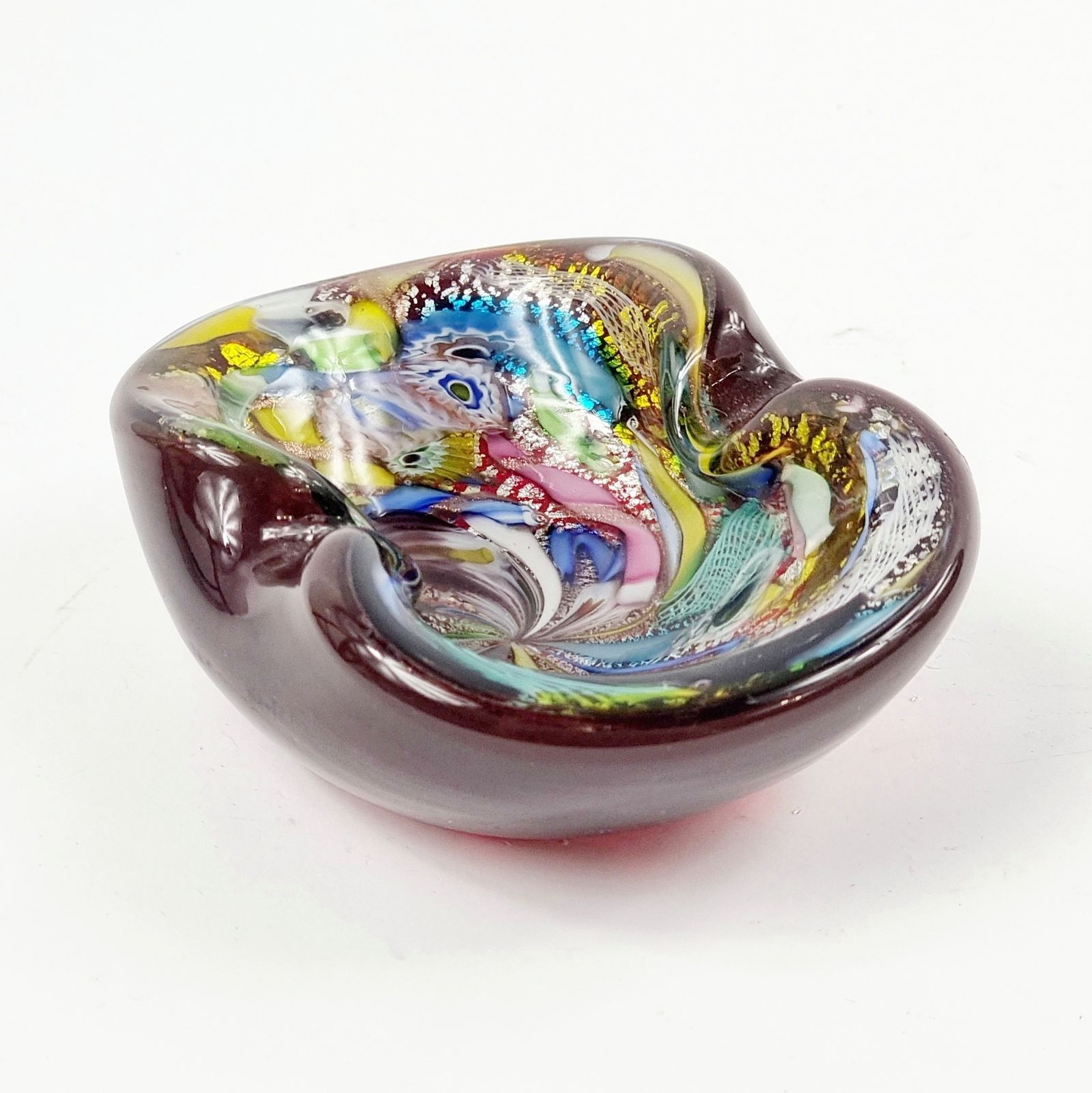Tutti Frutti Murano Glazen Asbak Van Dino Martens Voor Aureliano Toso, Italië, Jaren 1950 photo furniture