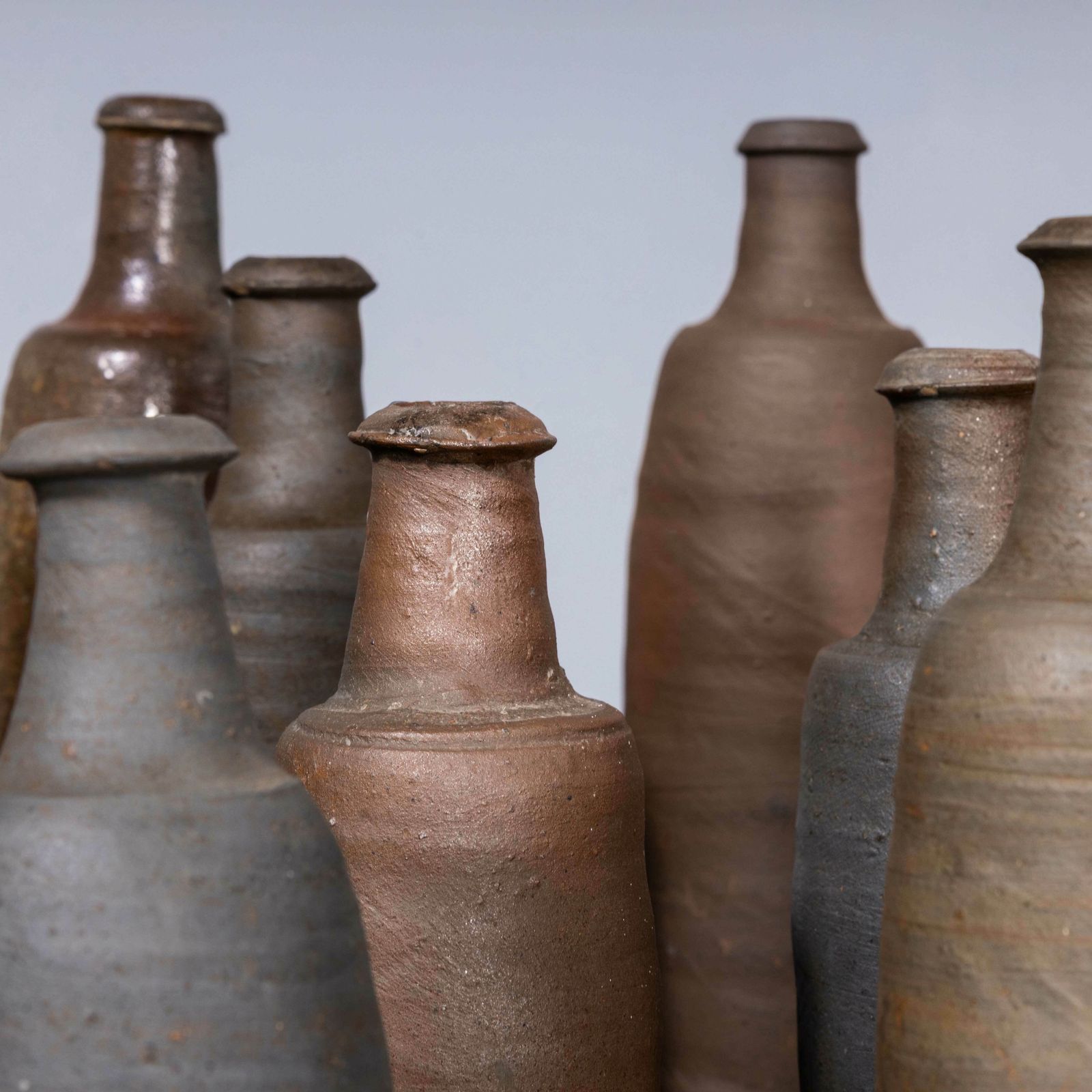 19th Century French Stoneware Bottles photo furniture