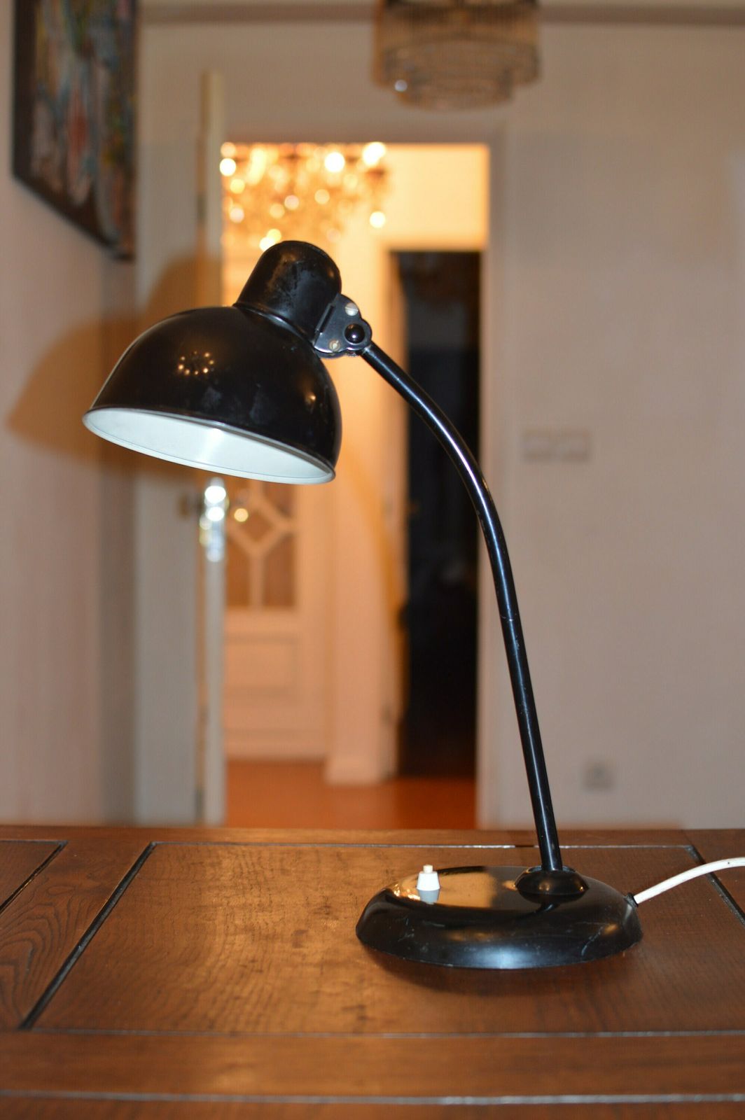 Vintage Kaiser Idell Desk Table Lamp Bauhaus photo Lighting