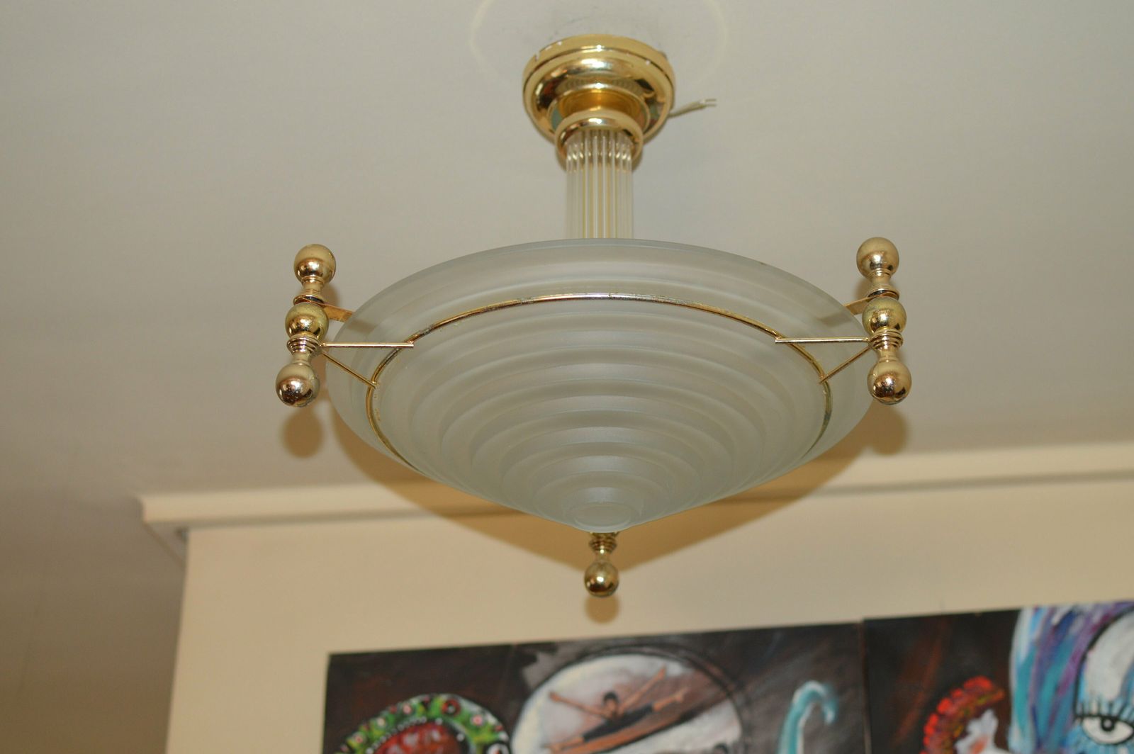 Vintage Lamp Crystal Glass Skyscraper Chandelier Italy Sciolari Era photo vintage