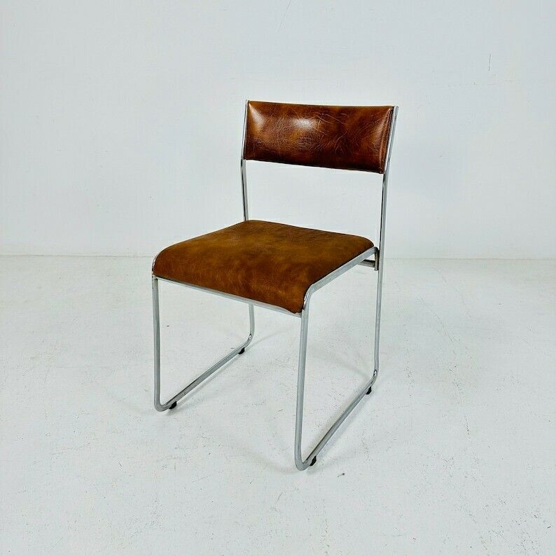 Bauhaus Mid Century Rare Chairs From Eka 1970s. Germany photo for sale