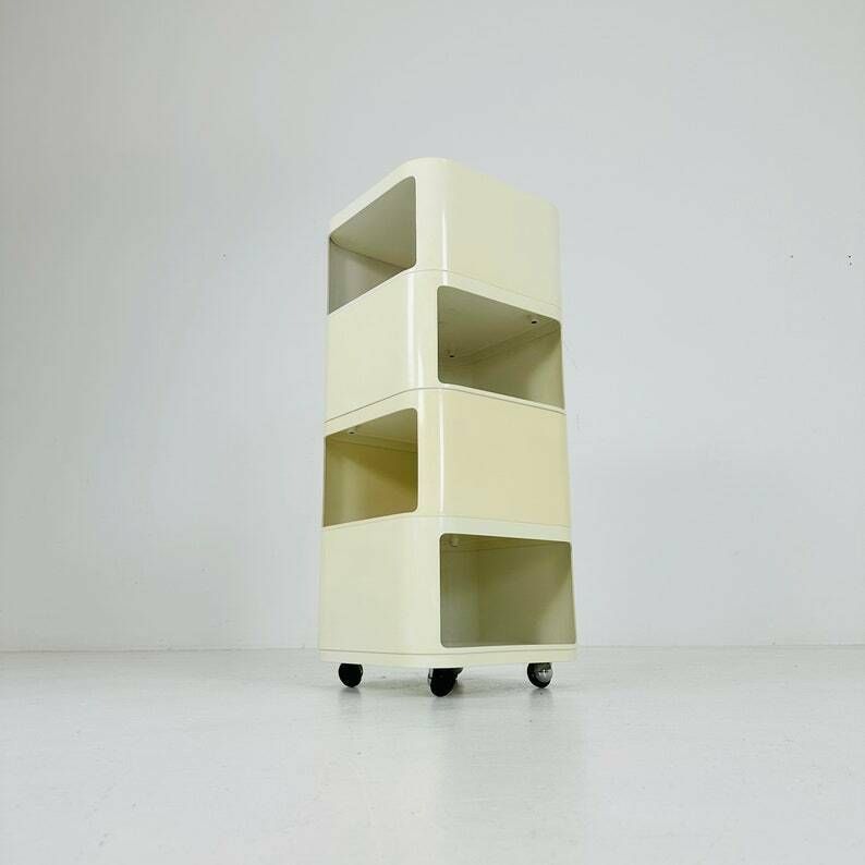 Componibili Square Serving Trolley By Anna Castelli For Kartell   Italy 1960s, Model 4970. photo furniture