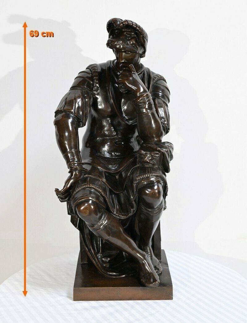 Bronze “Laurent De Medici” After Michelangelo, 19th Century School – Mid 19th Century photo furniture
