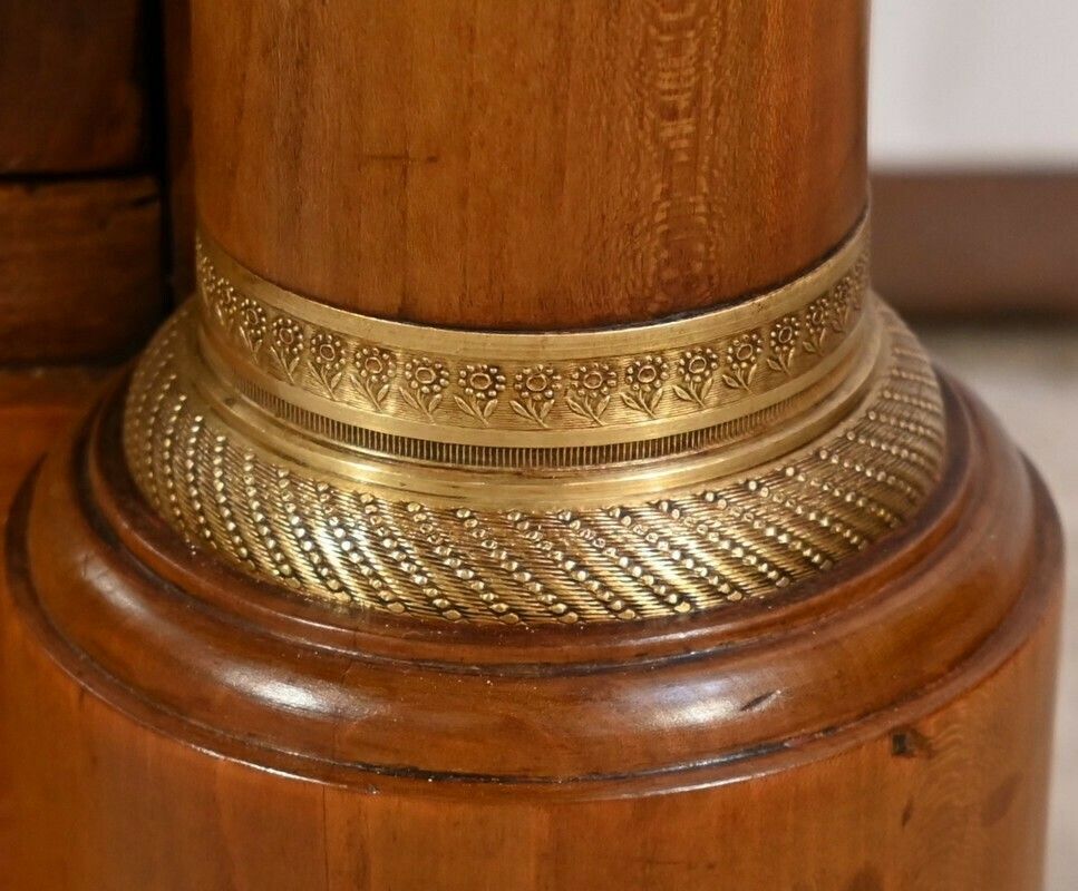 photo vintage Property Weekly Planner In Solid Cherry Wood, Empire Period – Early 19th Century