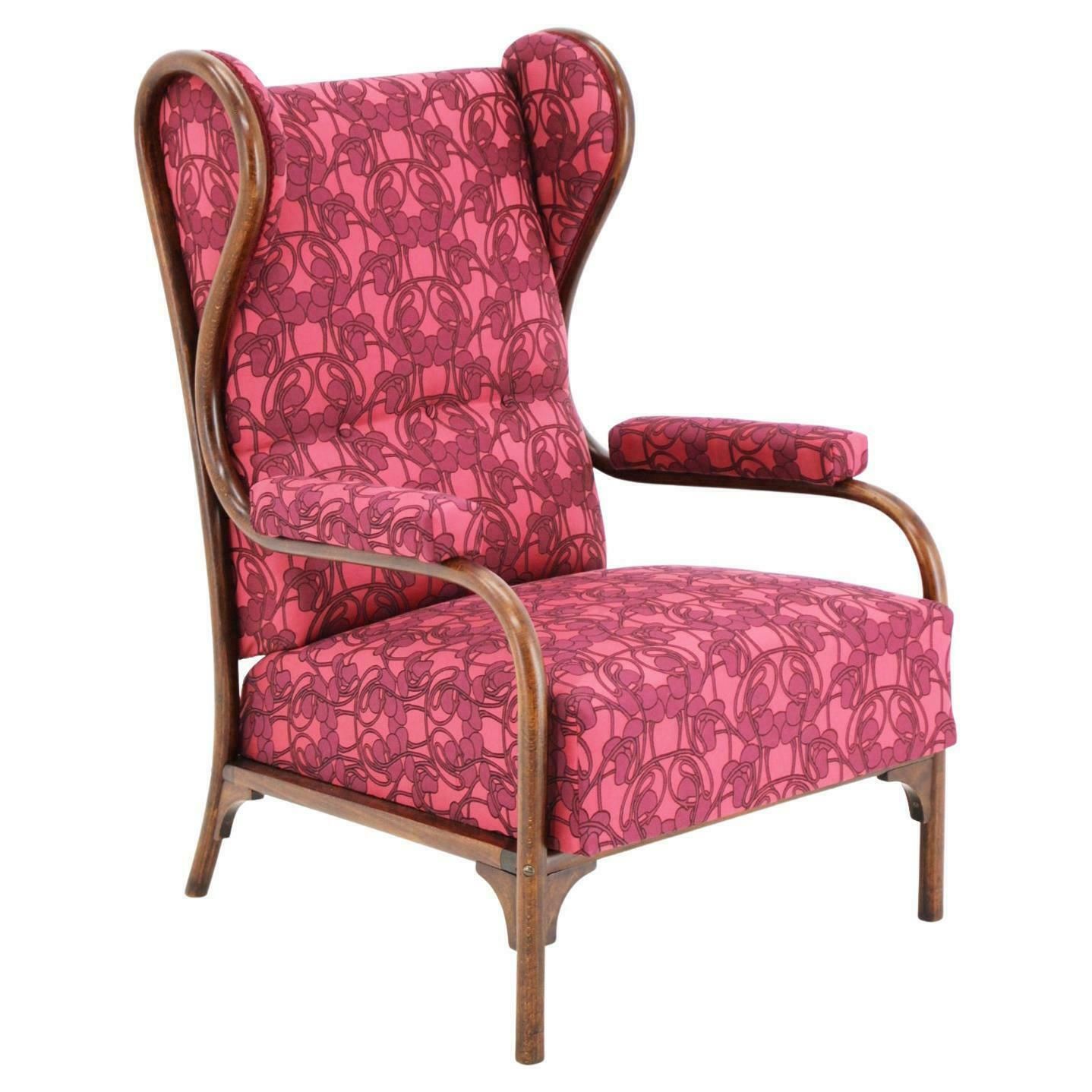 Art Nouveau Wing Chair Thonet Nr.6541, Since 1904