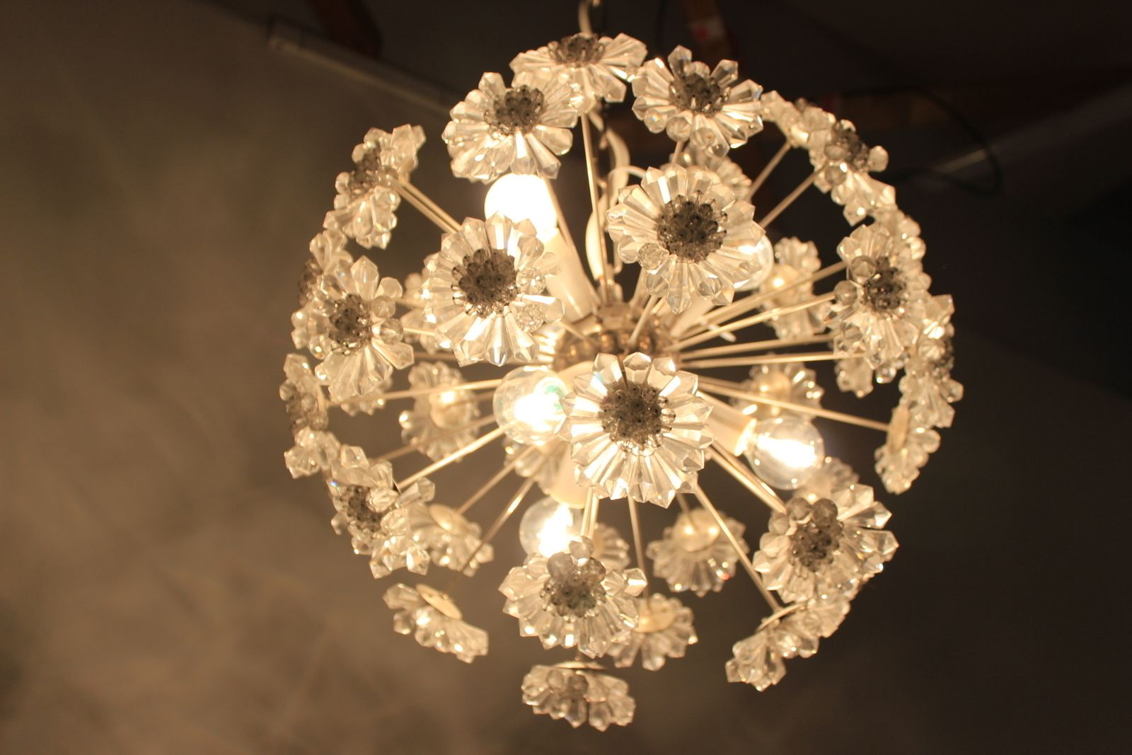 Midcentury Chandelier Dandelion, Sputnik