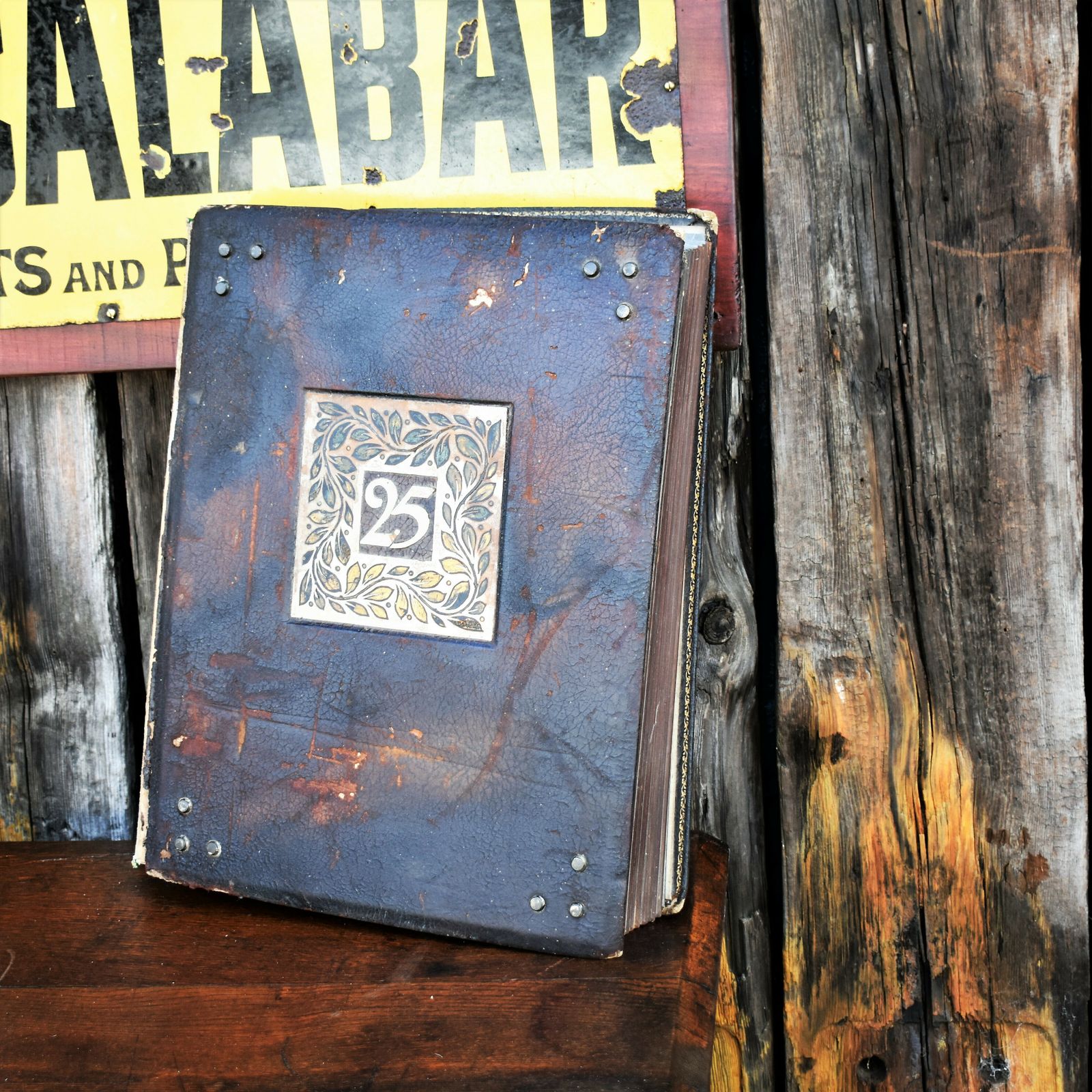 Antique Rare 1914 Max Franke Mannesmann Metal Comp. Germany Leather Photo Album