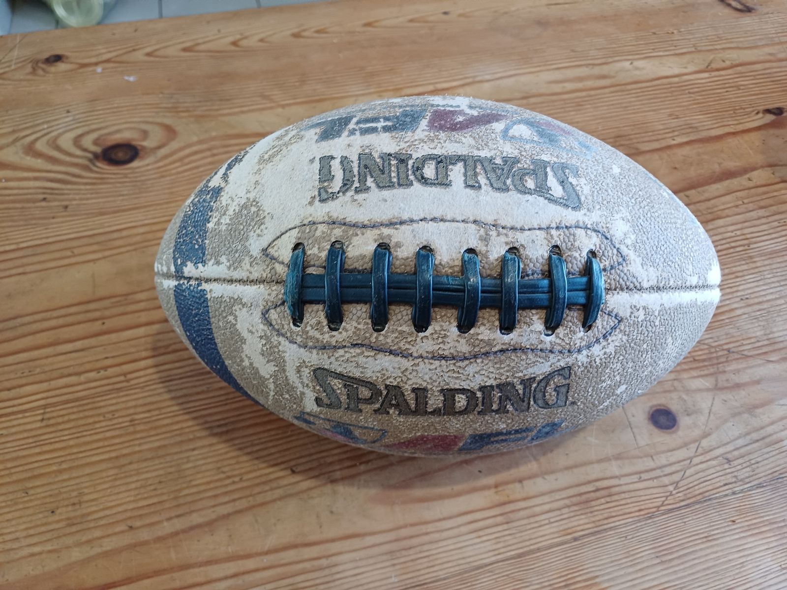 Spalding Afl David Baker American Football Ball photo vinterior