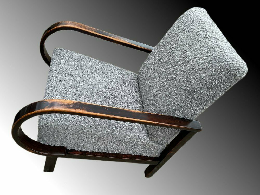 Furniture Art Deco Armchairs By Jindrich Halabala For Up Závody, 1930s, Set Of 2 photo