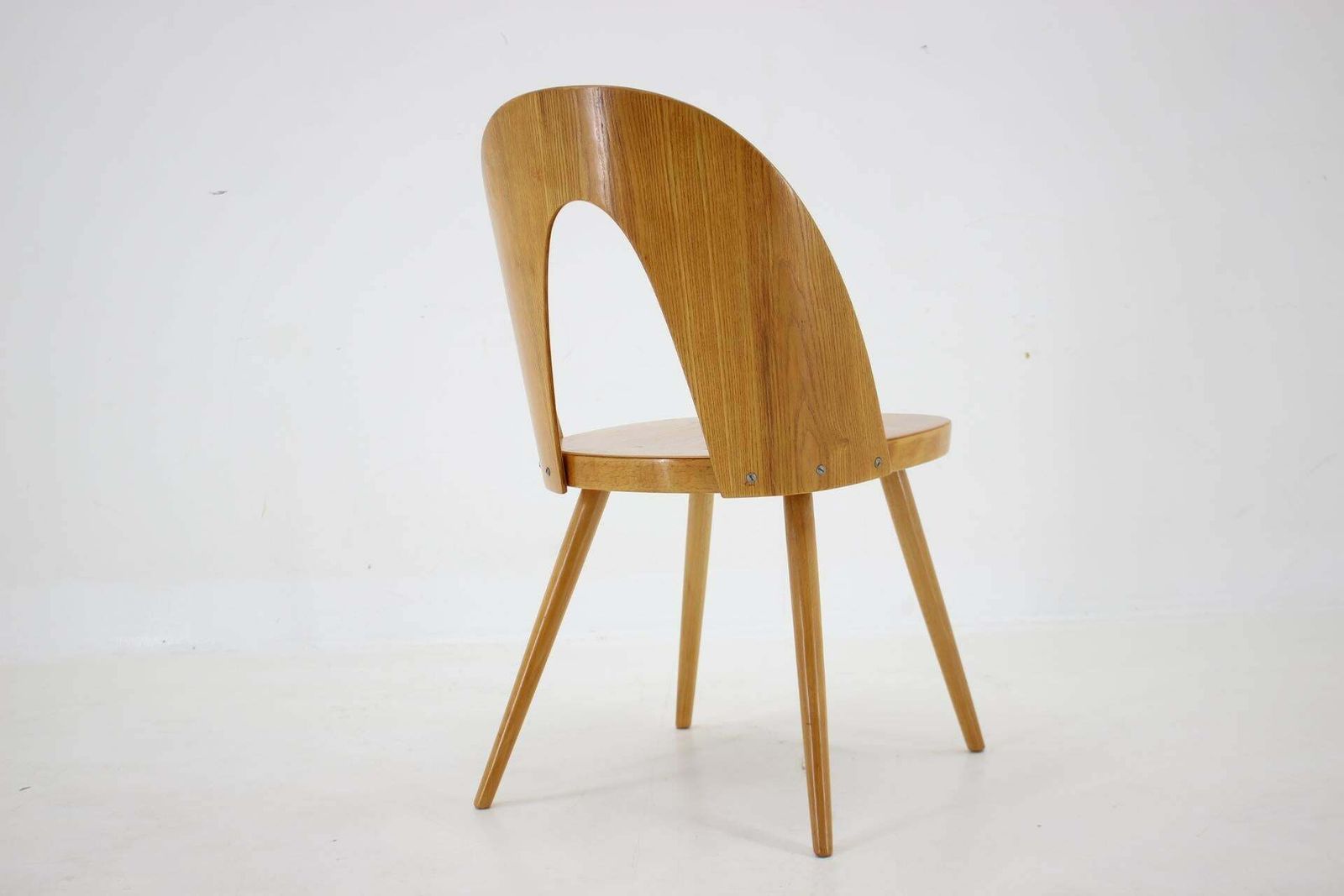 1960s Antoni Suman Chair In Walnut, Czechoslovakia photo vinterior