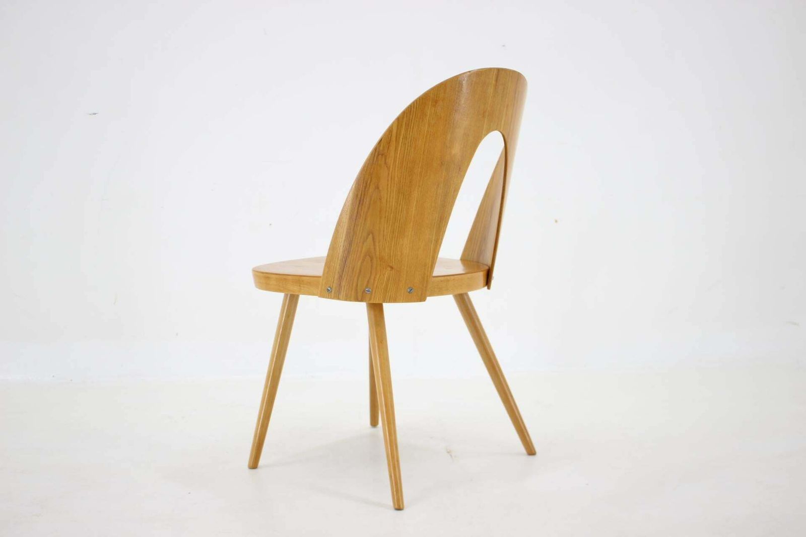 1960s Antoni Suman Chair In Walnut, Czechoslovakia photo vintage