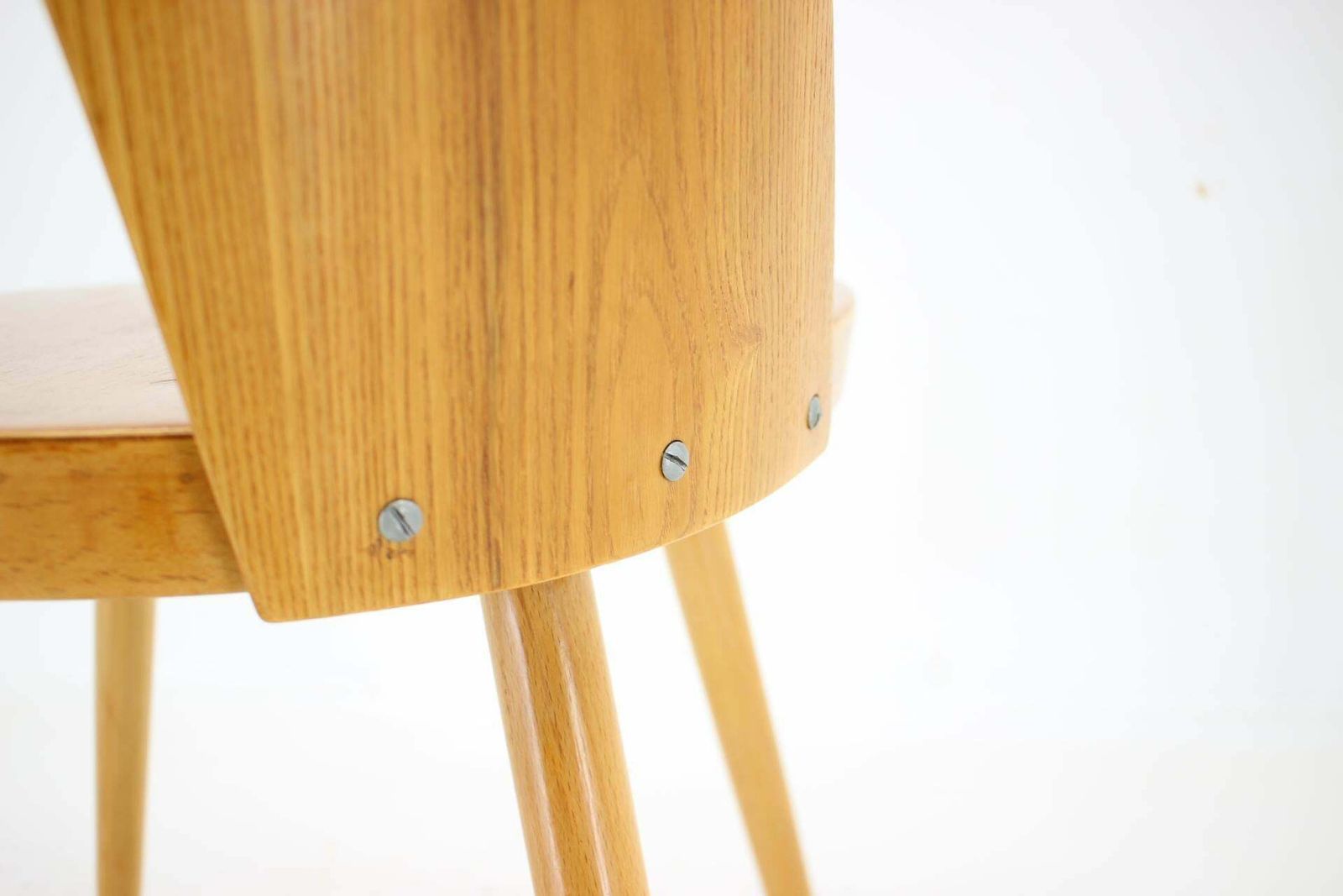 photo buy 1960s Antoni Suman Chair In Walnut, Czechoslovakia