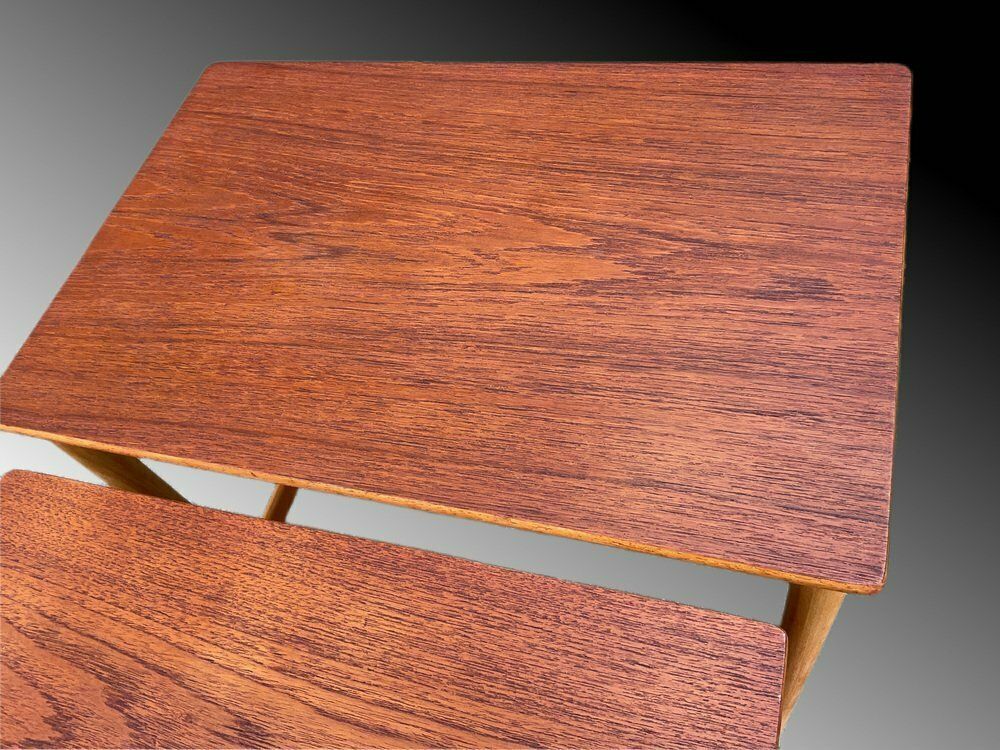 Nesting Tables By Hans J. Wegner For Andreas Tuck, Denmark, 1950s, Set Of 3 photo furniture