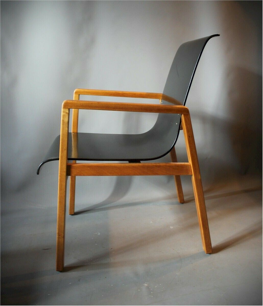 Alvar Aalto Hallway Chair Model No.403 By Finmar photo vinterior