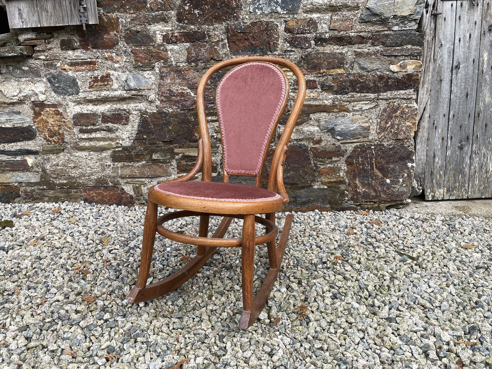 Lovely Small Bentwood Rocking Chair.