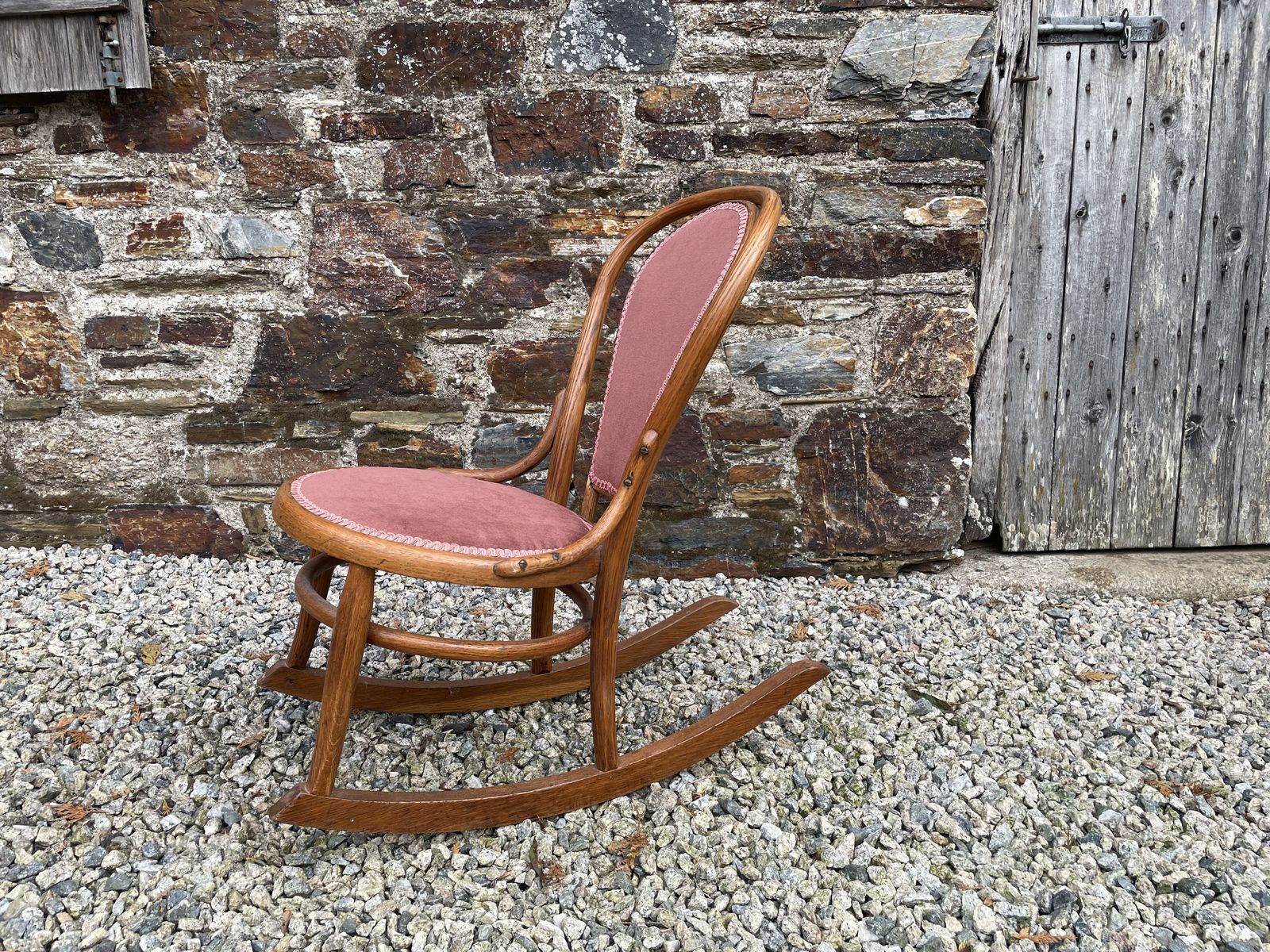 Lovely Small Bentwood Rocking Chair. photo for sale