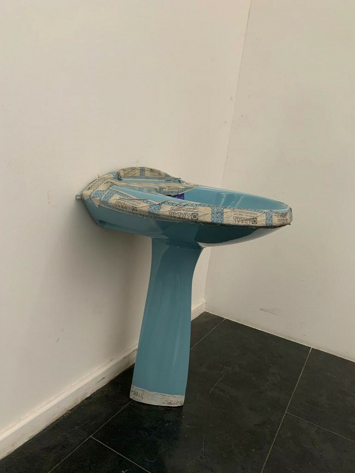 Ellisse Washbasin Light Blue By Ideal Standard, 1970s photo Garden Decor