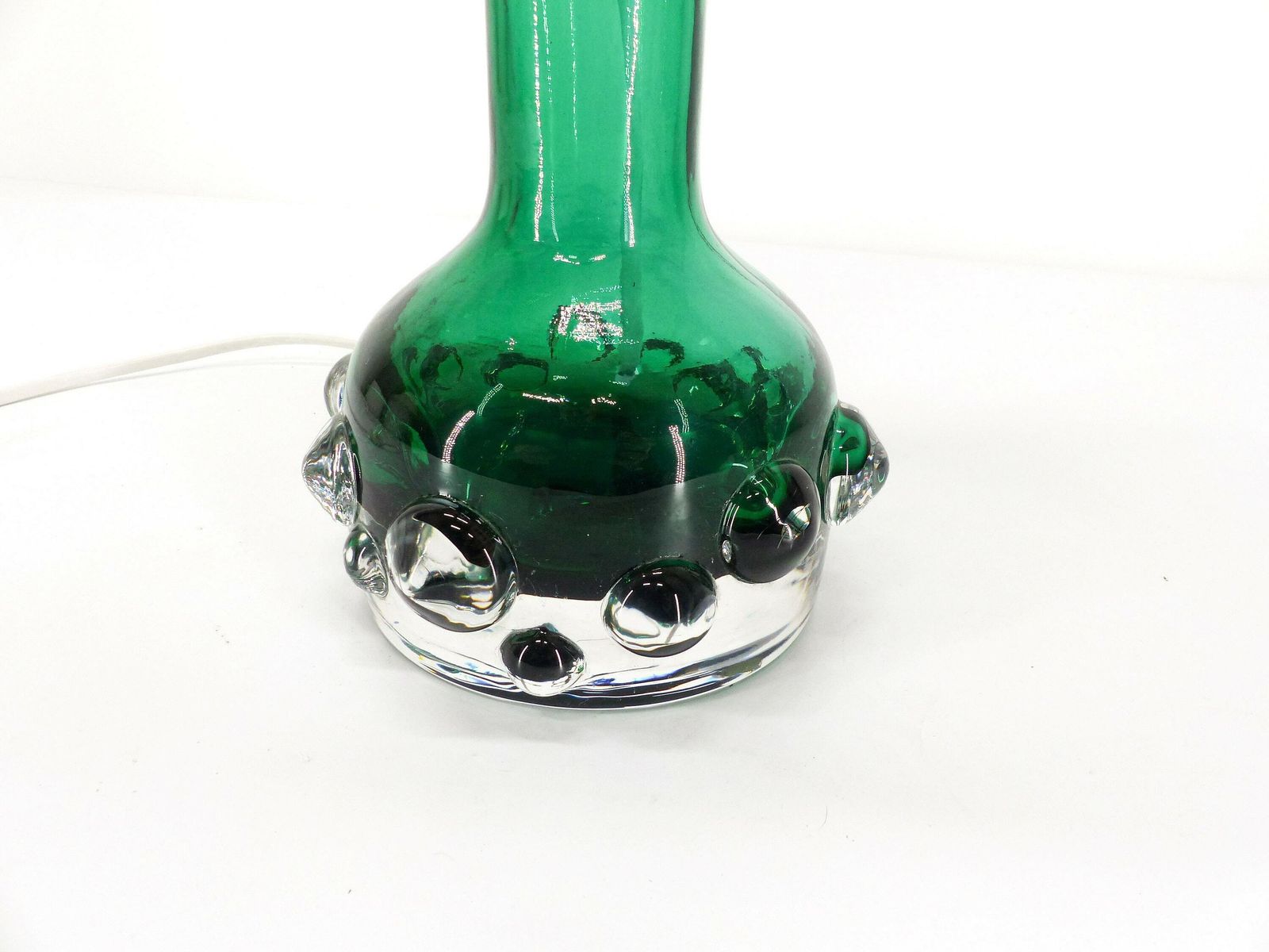 Brutalist Kosta Glass Lamp Hans Owe Sandeberg Sweden 1960 photo for sale