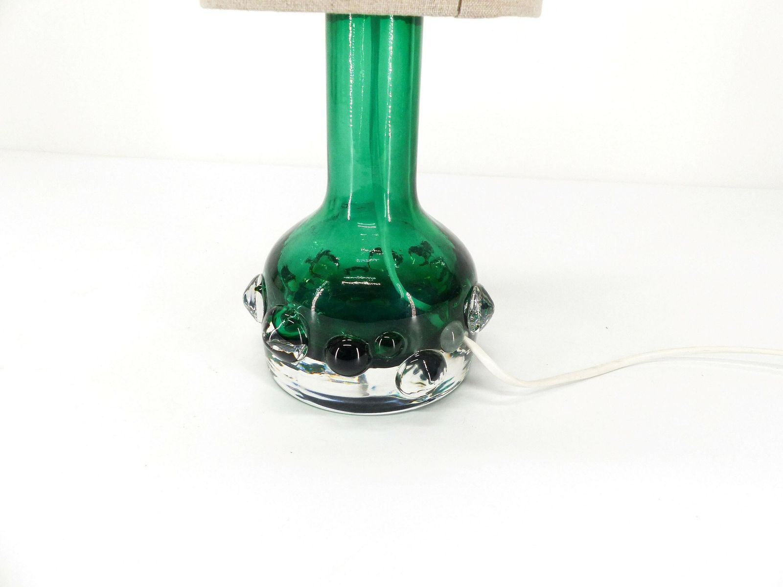 Brutalist Kosta Glass Lamp Hans Owe Sandeberg Sweden 1960 photo vinterior