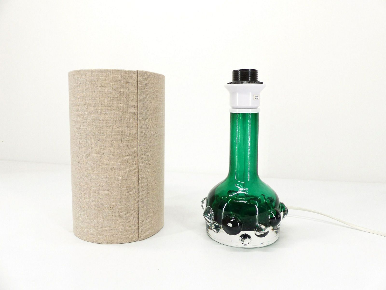 Brutalist Kosta Glass Lamp Hans Owe Sandeberg Sweden 1960 photo buy