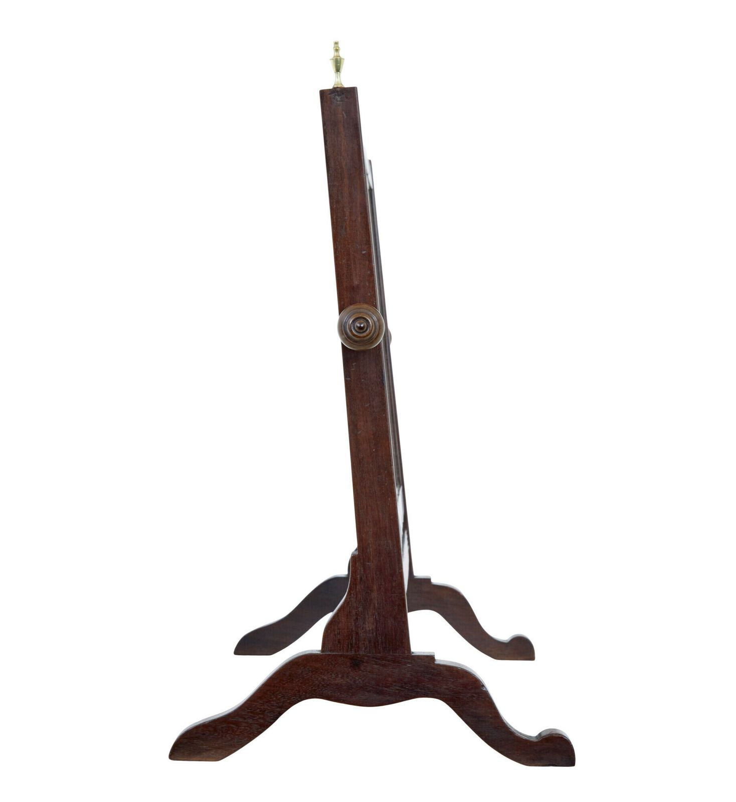 19th Century Mahogany Toilet Mirror photo Home Decor