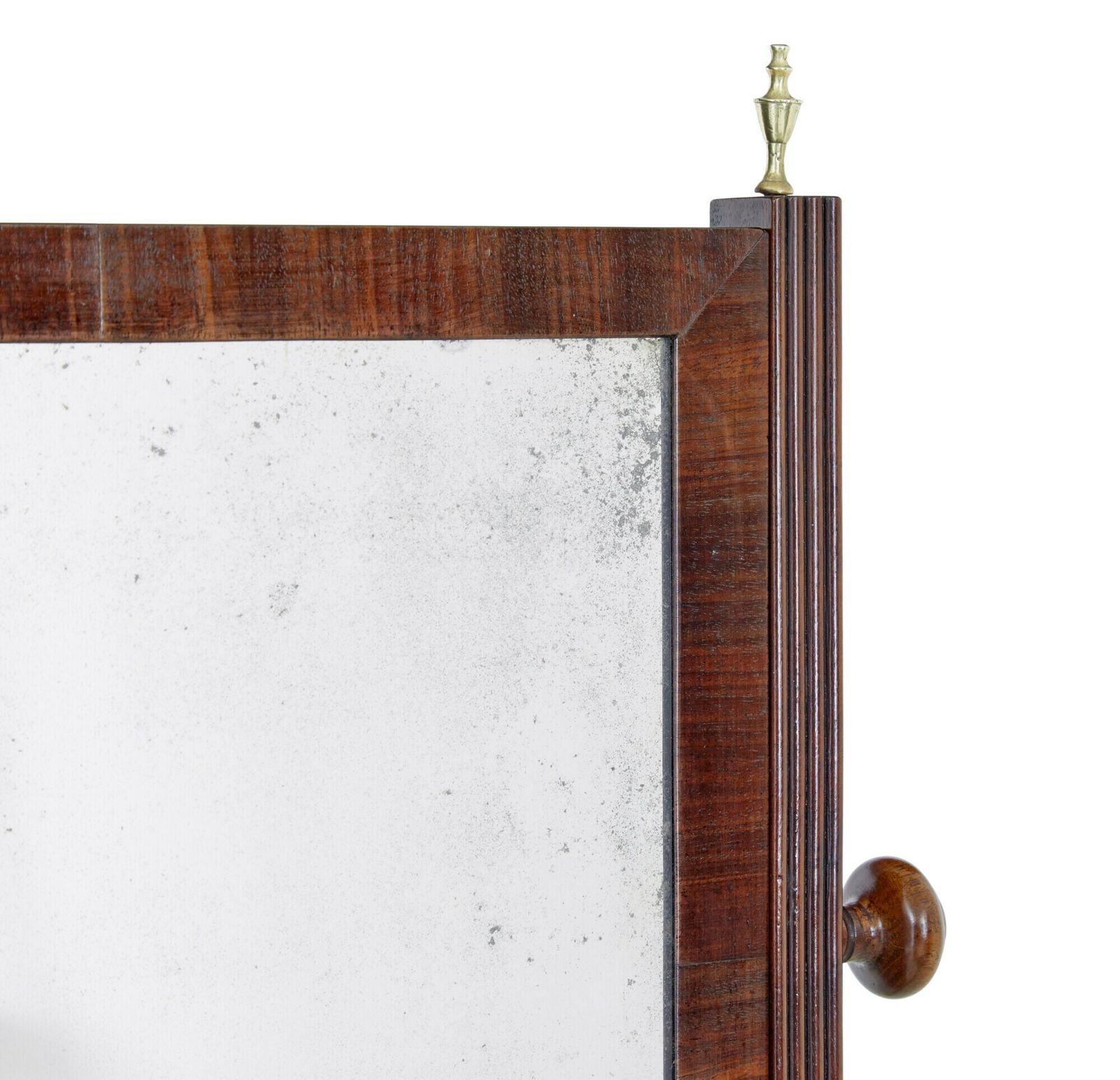 19th Century Mahogany Toilet Mirror photo 495.0