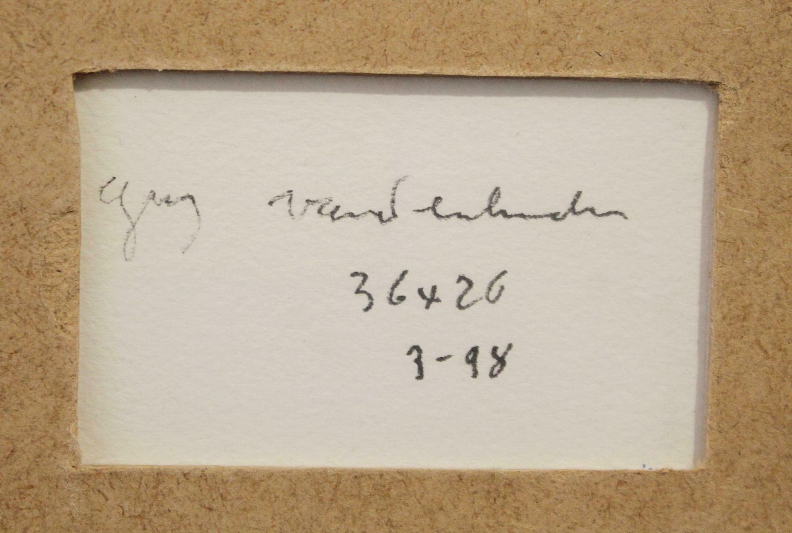 Water Painting By Guy Vandenbranden, Belgium, 1998 photo 2972.0