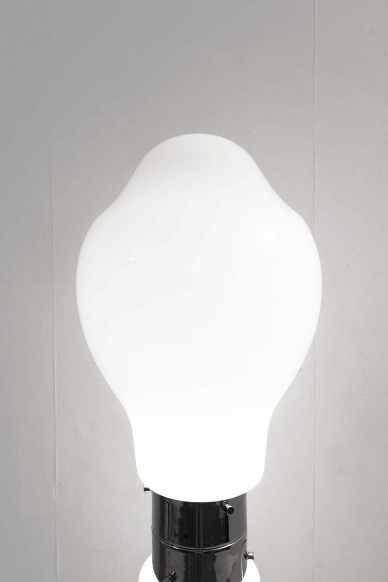 Mid Century Modern Floor Lamp Brillio By Carlo Nason For Mazzega, Italy 1970s photo for sale
