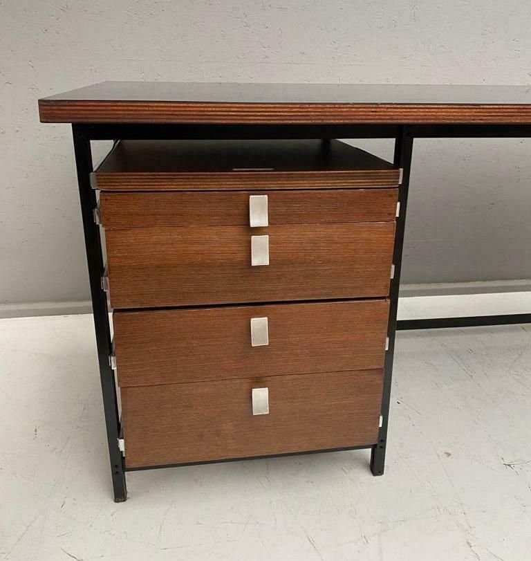 Desk By Jules Wabbes For Mobilier Universel, Belgium, 1960s photo 6899.0