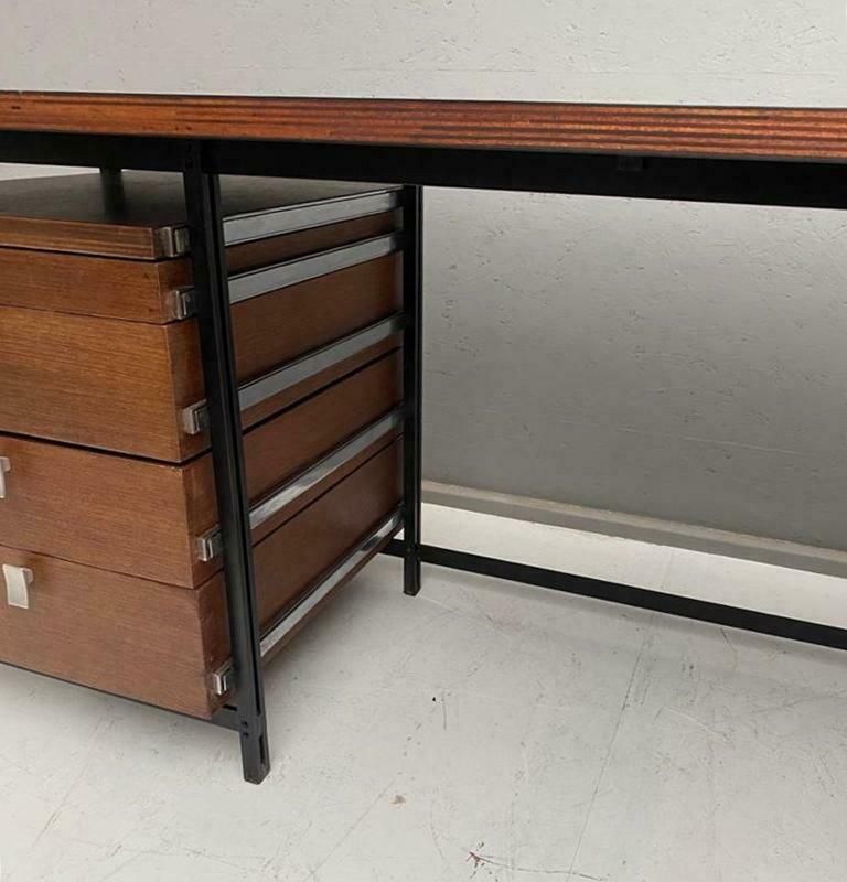 Desk By Jules Wabbes For Mobilier Universel, Belgium, 1960s photo buy