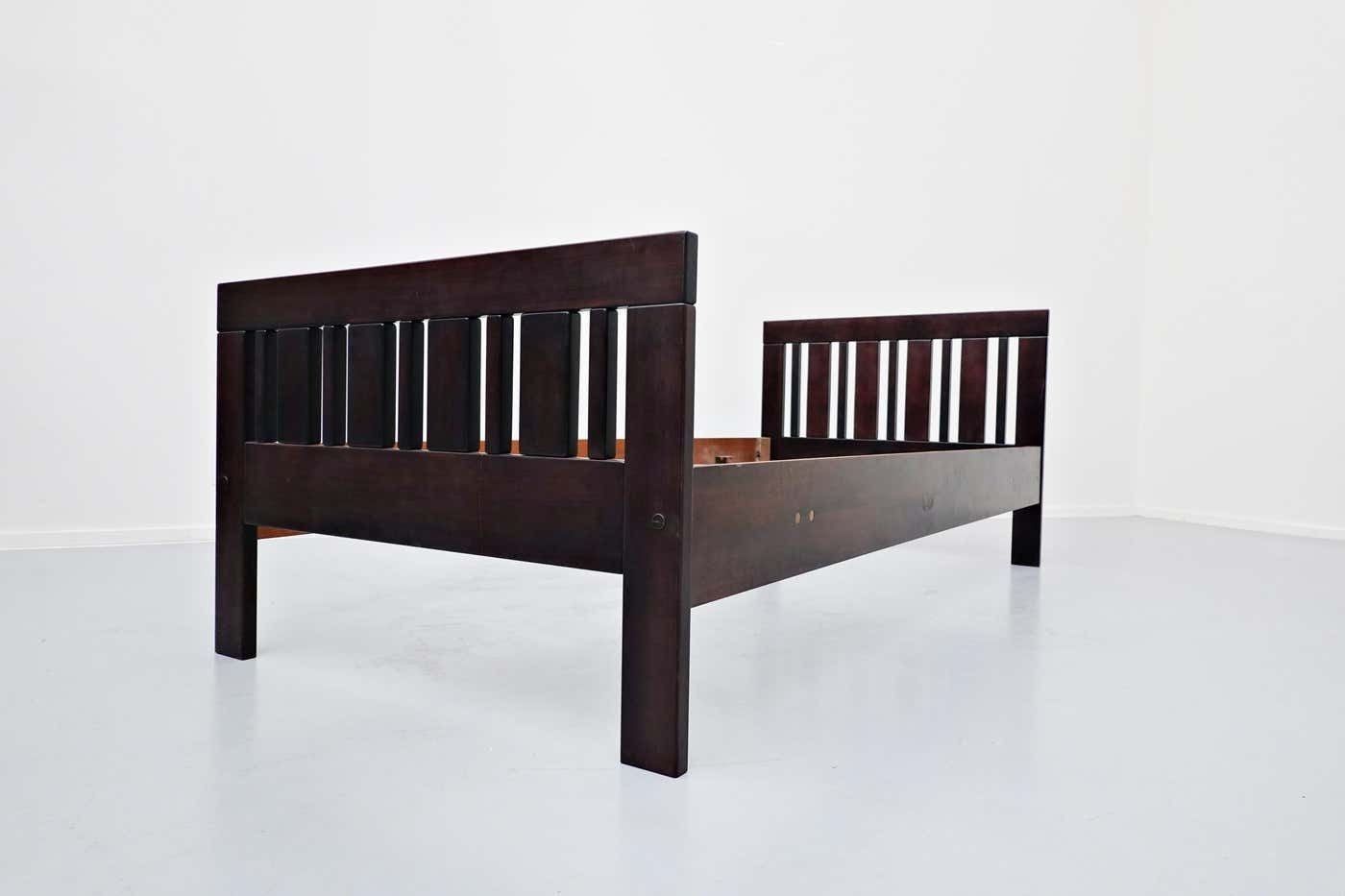 "Califfo" Bed By Ettore Sottsass For Poltronova, Mid Century Modern, 1960s photo furniture