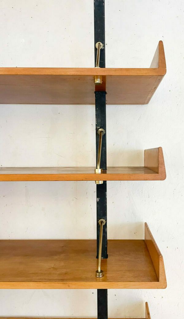 Mid Century Modern Bookshelf By Angelo Mangiarotti And Bruno Morassutti, Italy, 1950s photo 8250.0