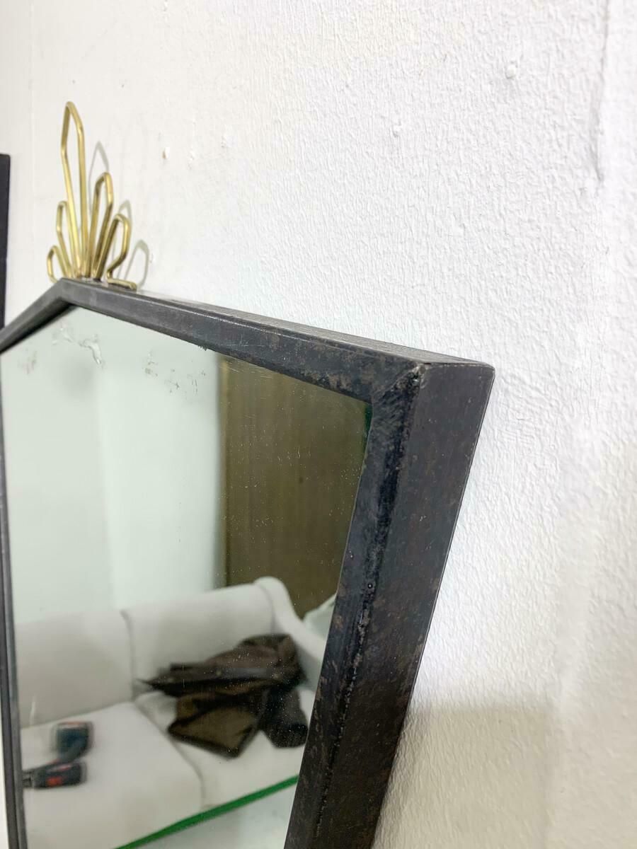 Mid Century Modern Pair Of Mirrors, Italy, 1950s photo for sale