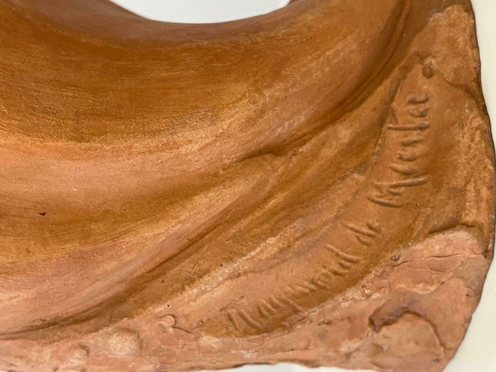 Terracotta Fish Sculpture By Raymond De Meester, Belgium, 1940s photo vinterior
