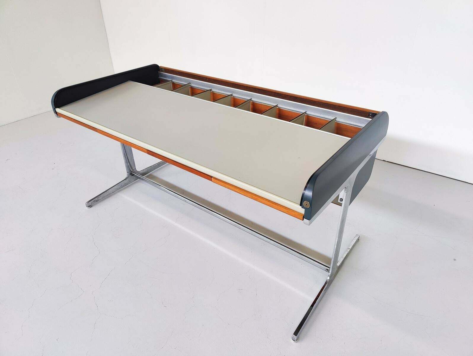 Furniture Mid Century Modern Action Office Desk By George Nelson For Herman Miller, 1960s photo