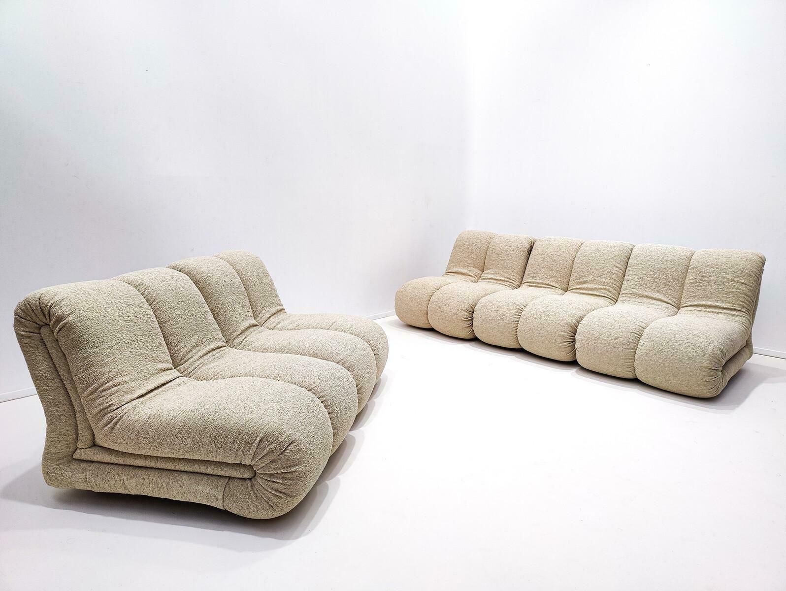 Mid Century Modern Pagru Modular Sofa By Claudio Vagnoni For 1p, Italy, 1960s photo Furniture