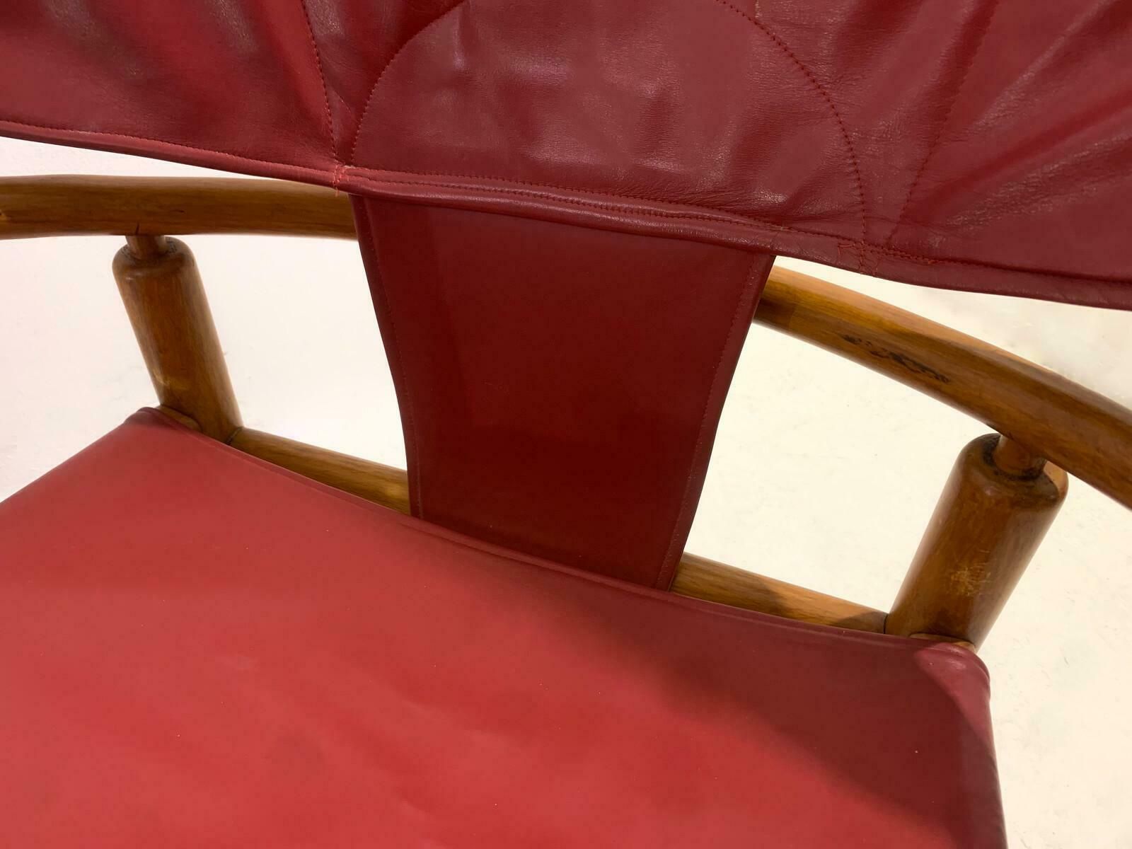 photo buy Red G23 Hoop Armchair By Piero Palange & Werther Toffoloni, 1970s