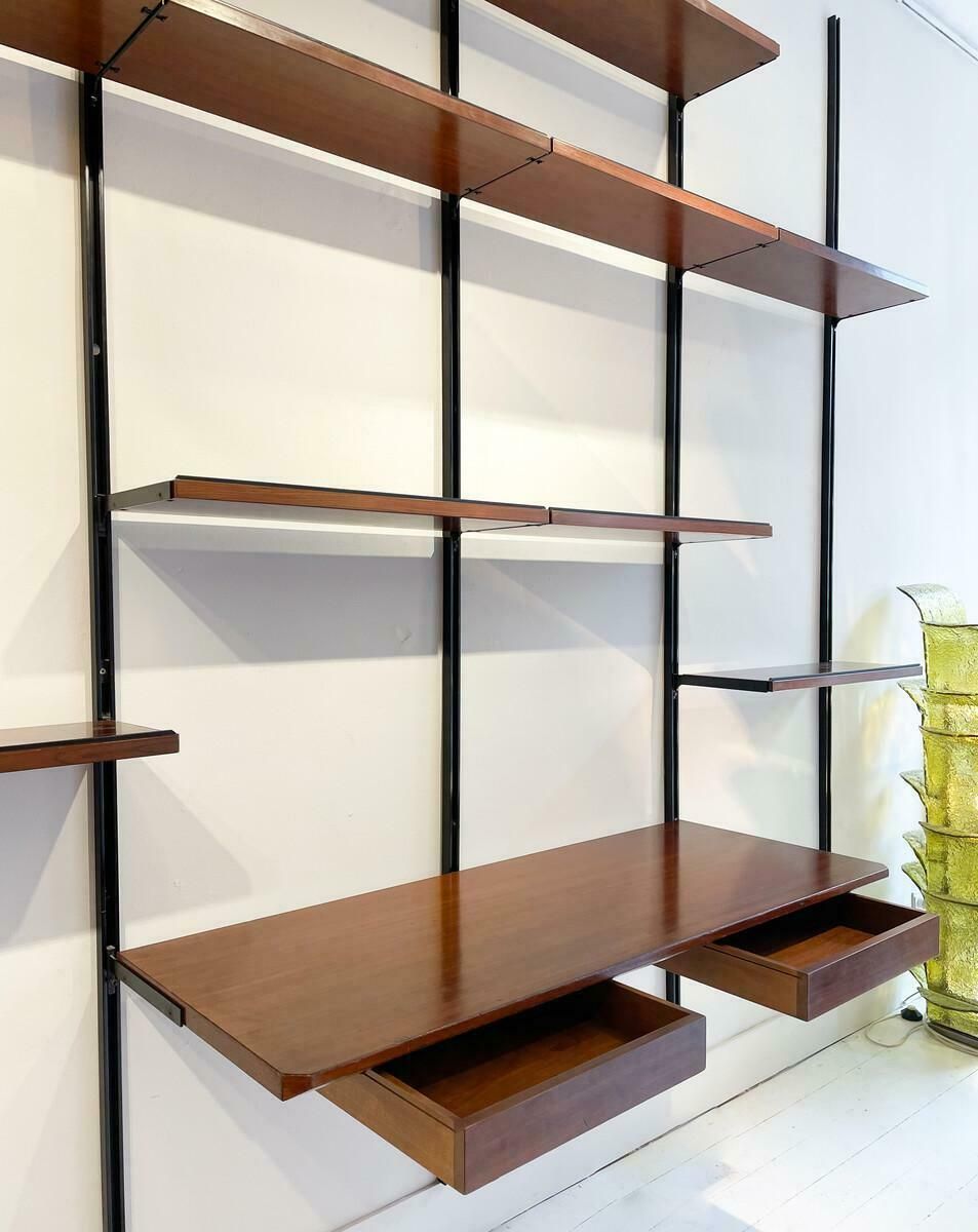photo vinterior Mid Century Modern 22 Bookshelf By Osvaldo Borsani For Tecno, Italy, 1960s