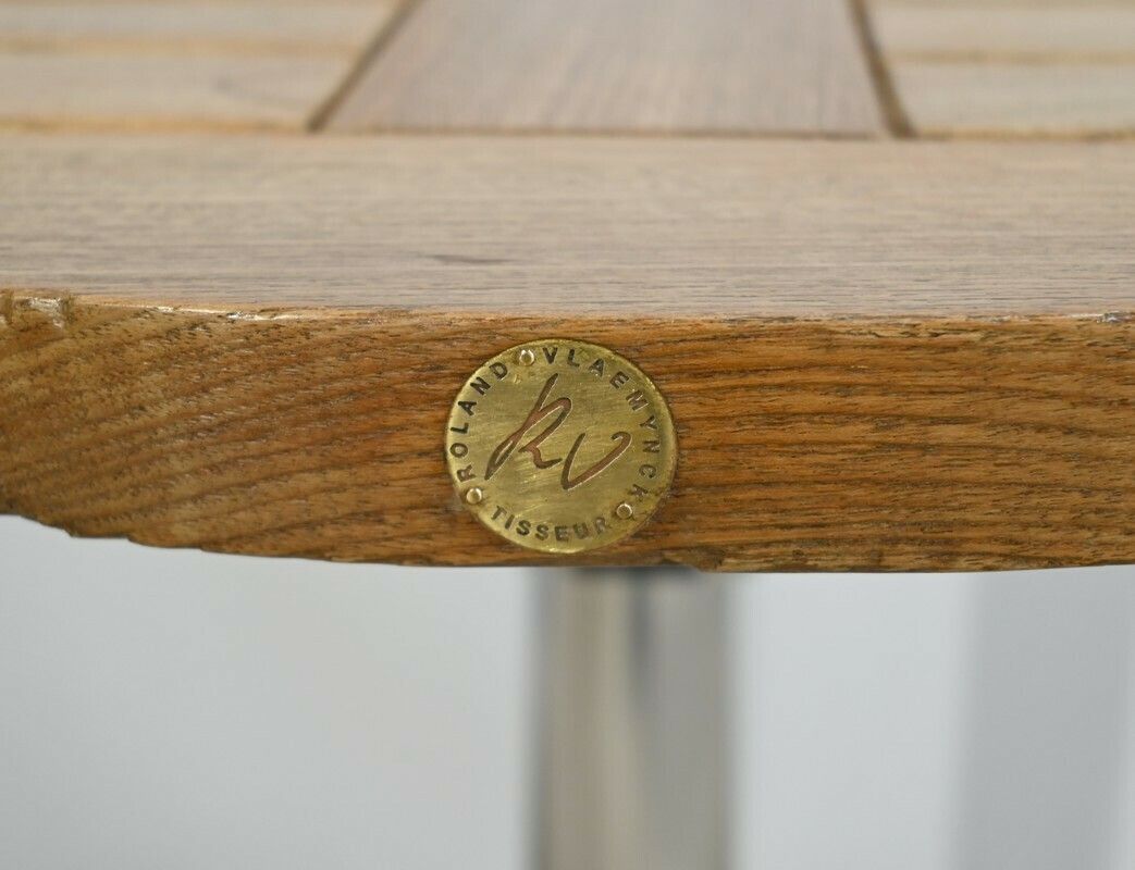 photo furniture Ash Bistro Tables, Stamped R.Vlaemynck – Late 20th Century