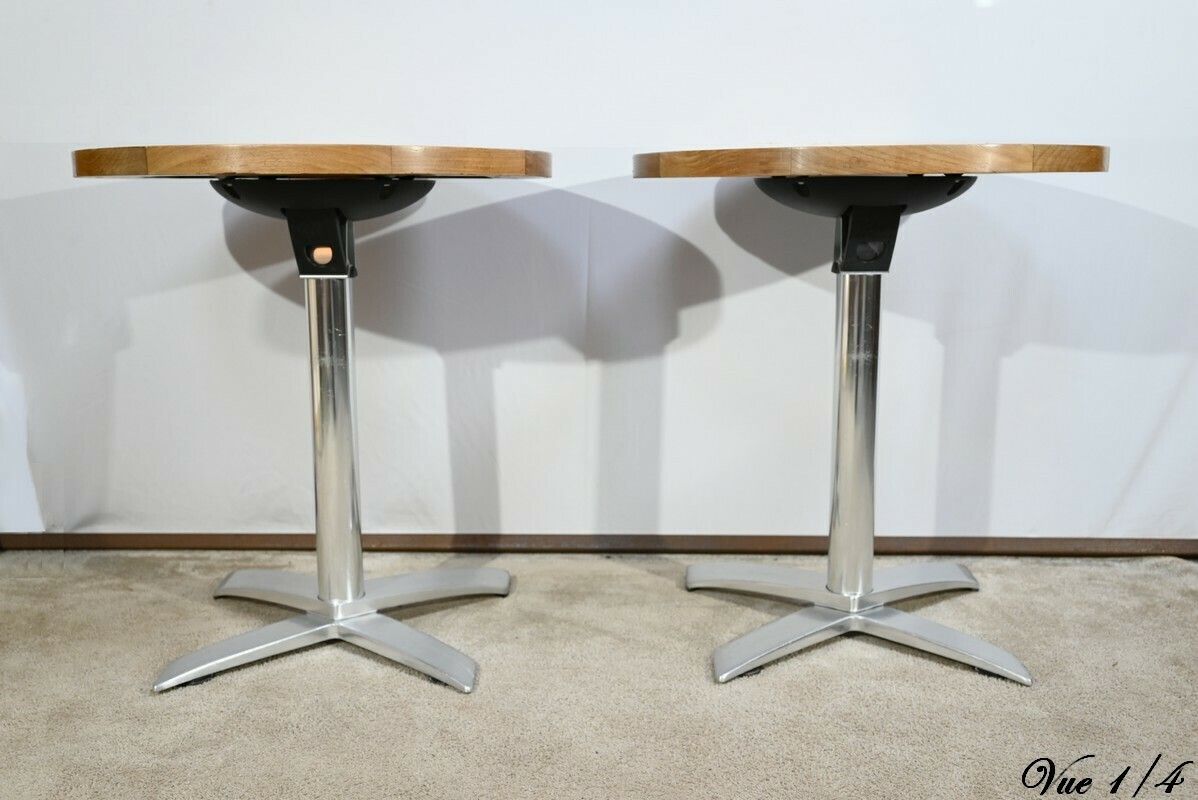 photo for sale Ash Bistro Tables, Stamped R.Vlaemynck – Late 20th Century