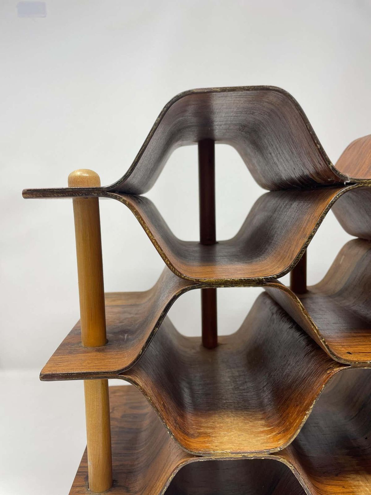 Torsten Johansson Wine Rack / Bottle Stand Produced By Ab Formträ, Sweden, 1950s photo vinterior
