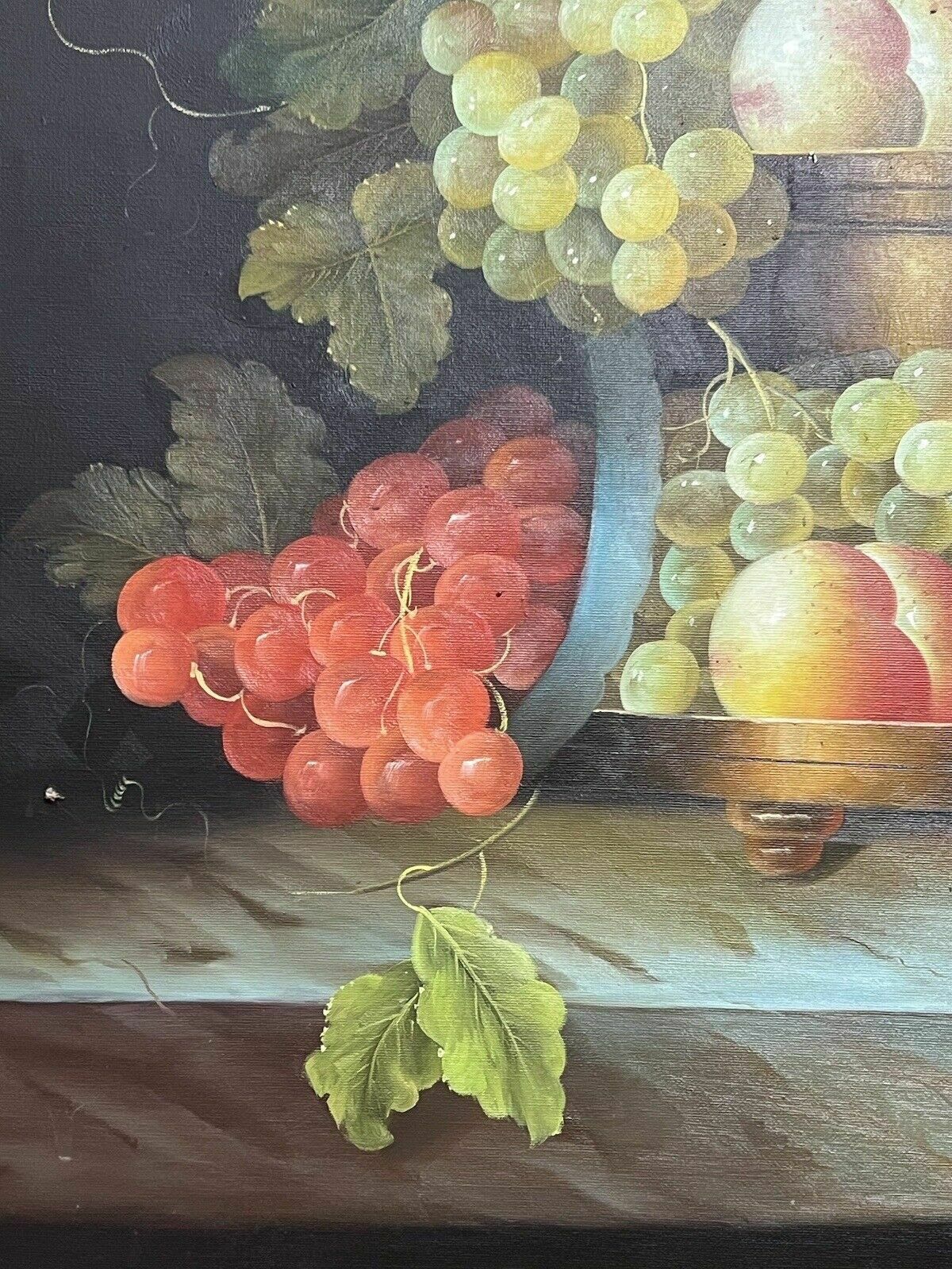 photo furniture Fine Art Italianate Ripe Fruits Still Life Oil Painting After Esteban Murillo