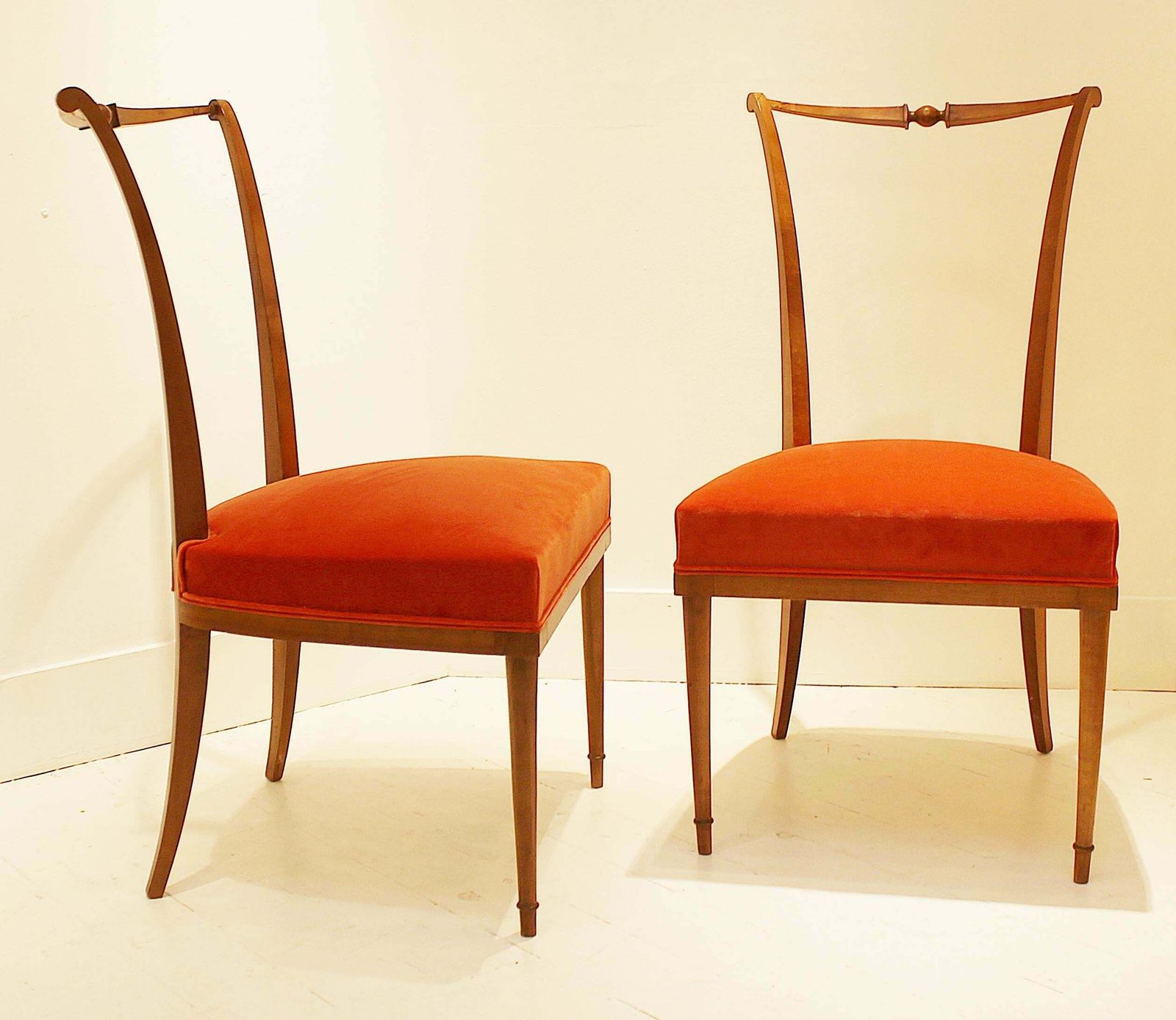 Pair Of Dining Chairs By Andre Arbus, France photo furniture