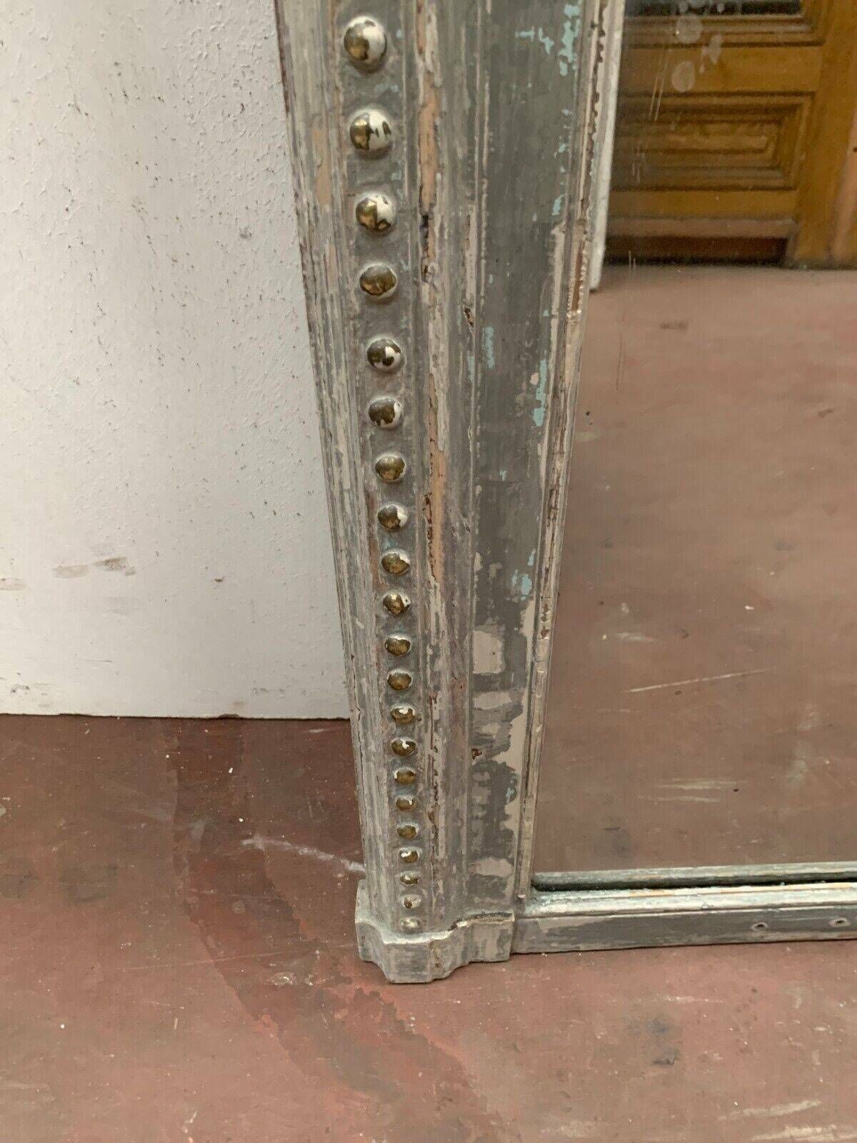 photo for sale Louis XV Style Mirror In Wood And Patinated Stucco 19th Century