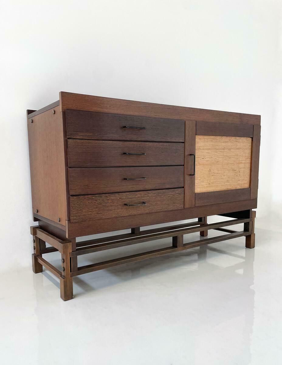 Mid Century Modern Chest Of Drawers By Leonard Fiori For Isa Bergamo, Italy photo vinterior