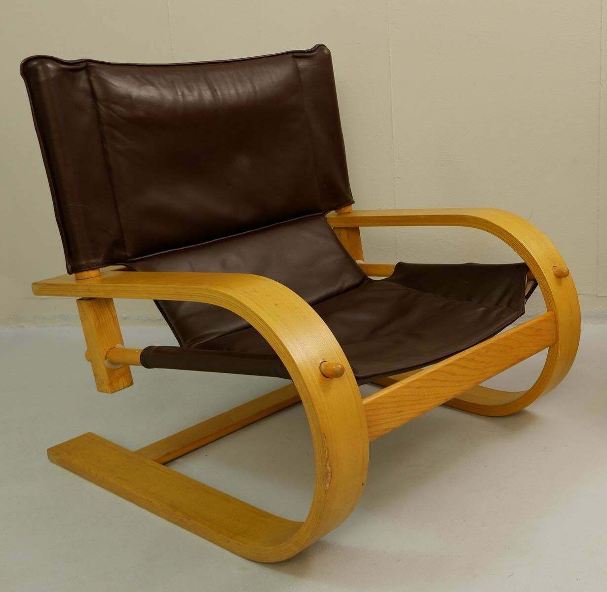 Pair Of "Scacciapensieri" Chairs By De Pas, D''Urbino And Lomazzi For Poltronova photo for sale