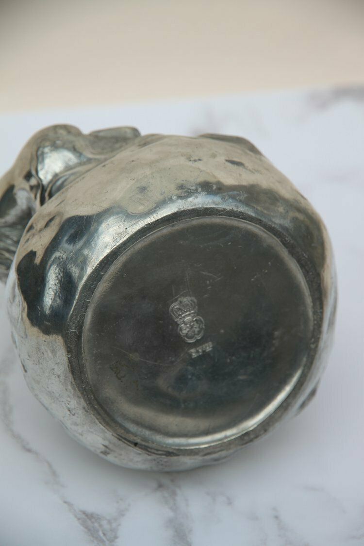 Antique Silver Vessel Vase Sculpture By J.Garnier photo for sale