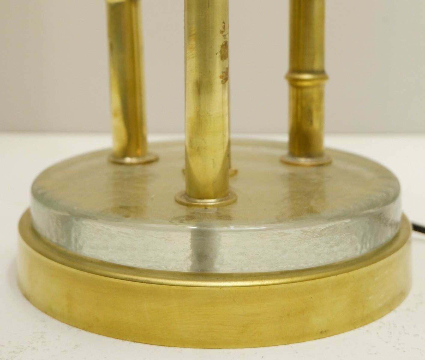 Pair Of Faux Bamboo Table Lamps photo for sale
