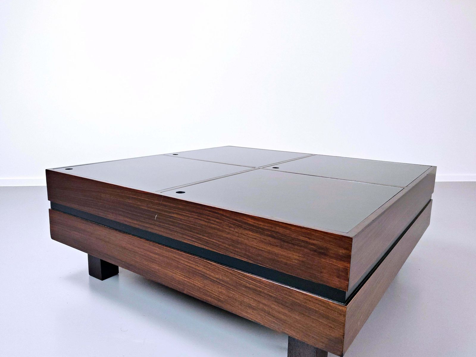 Mid Century Modern Italian Coffee Table, Teak By Sormani photo for sale