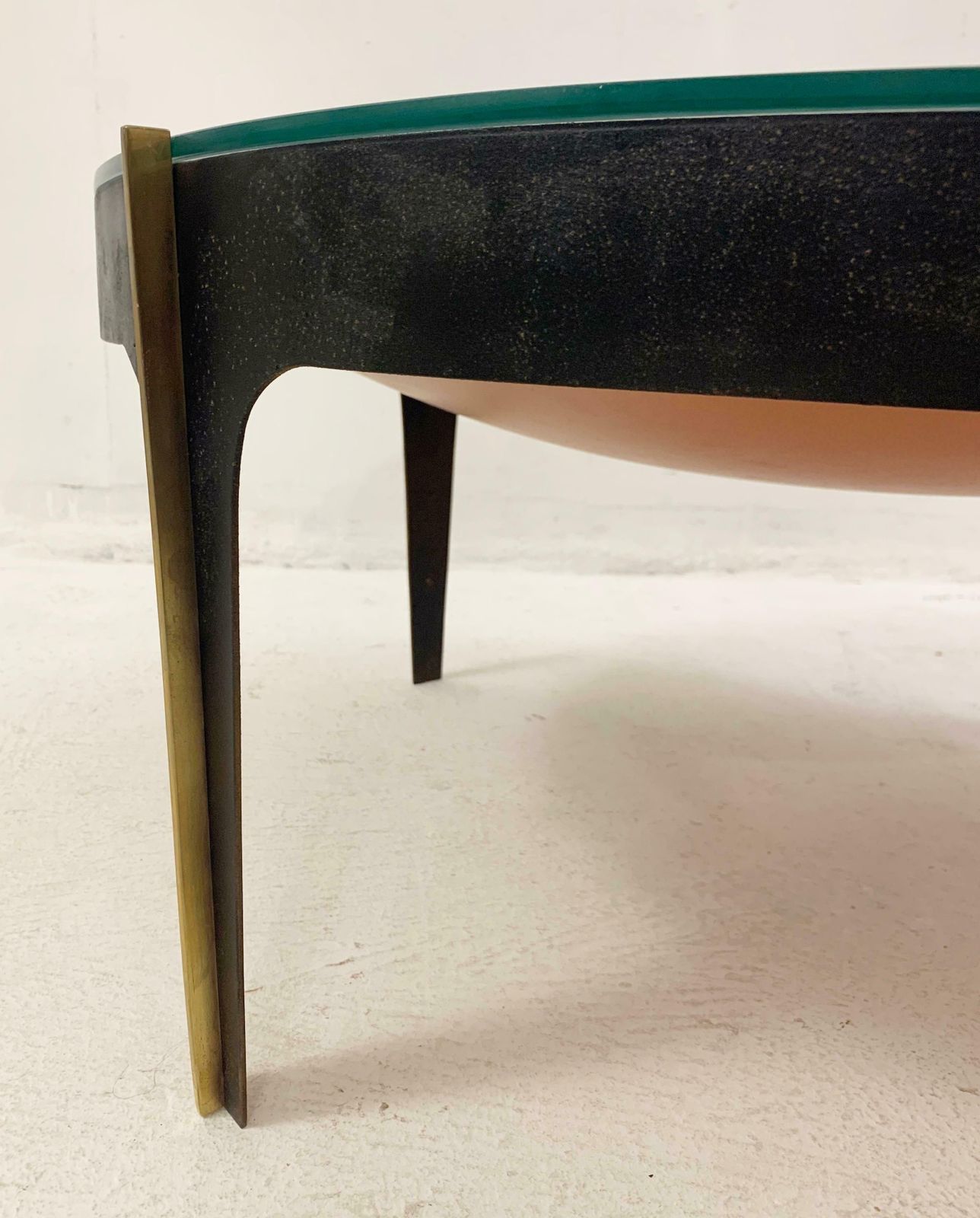 Mid Century Glass Coffee Table Attributed To Max Ingrand For Fontana Arte, Italy photo vinterior